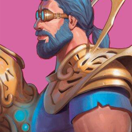 Satya, Aetherflux Genius Art Card [Modern Horizons 3 Art Series]