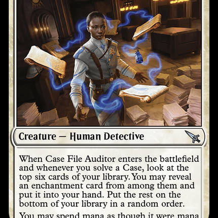 Case File Auditor (Blue) [Murders at Karlov Manor]