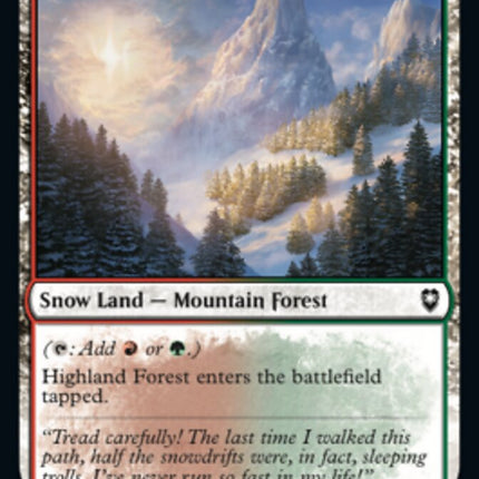 Highland Forest [Commander Legends: Battle for Baldur's Gate]