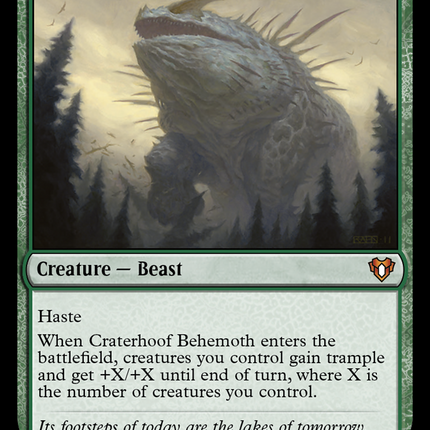 Craterhoof Behemoth [Commander Masters]