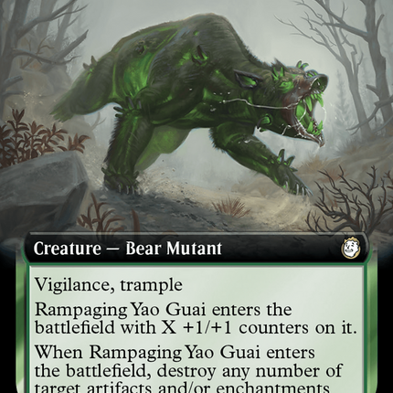 Rampaging Yao Guai (Extended Art) [Fallout]