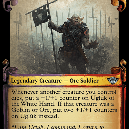 Ugluk of the White Hand [The Lord of the Rings: Tales of Middle-Earth Showcase Scrolls]