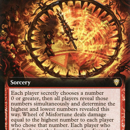 Wheel of Misfortune (Extended Art) [Commander Legends]