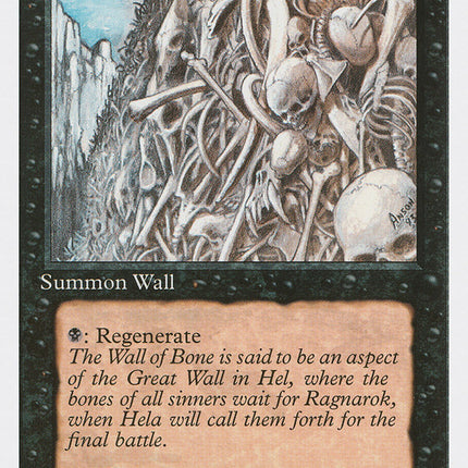 Wall of Bone [Fourth Edition]