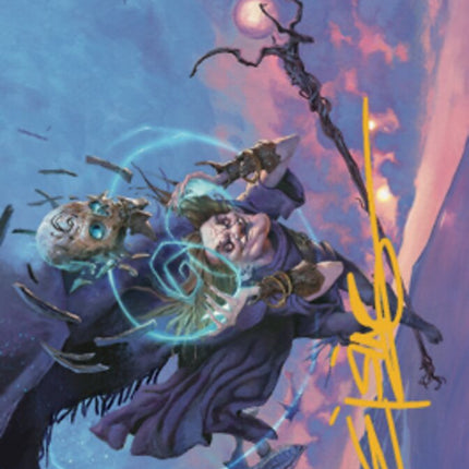 Zur, Eternal Schemer Art Card 1 (Gold-Stamped Signature) [Dominaria United Art Series]