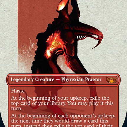 Urabrask, Heretic Praetor (Borderless Concept Praetors) [Phyrexia: All Will Be One]
