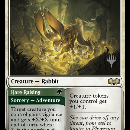Pollen-Shield Hare // Hare Raising (Promo Pack) [Wilds of Eldraine Promos]