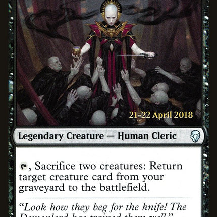 Whisper, Blood Liturgist [Dominaria Prerelease Promos]