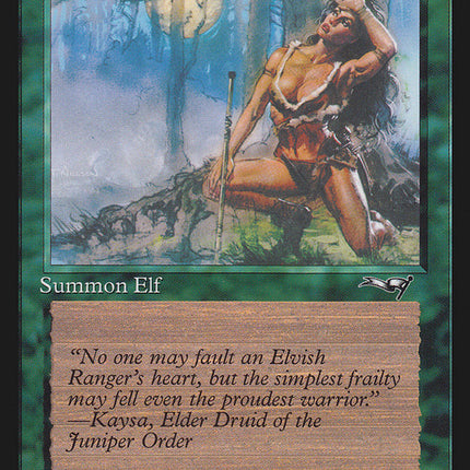 Elvish Ranger (Moon Background) [Alliances]
