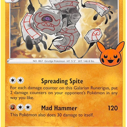Galarian Runerigus (102/192) [Trick or Trade 2023]