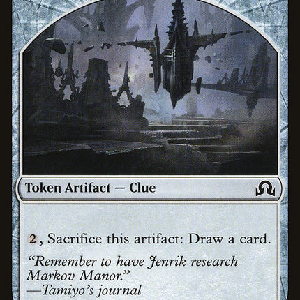 Clue Token (014/018) [Shadows over Innistrad Tokens]
