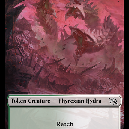 Elemental (9) // Phyrexian Hydra (11) Double-Sided Token [March of the Machine Tokens]