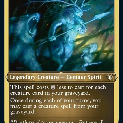 Karador, Ghost Chieftain (Foil Etched) [Commander Masters]