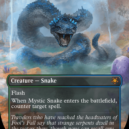 Mystic Snake (Borderless) [Outlaws of Thunder Junction Special Guests]