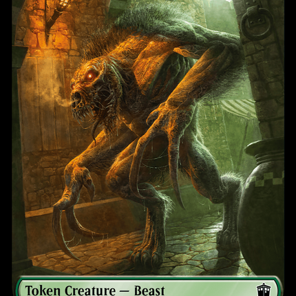 Dalek // Beast Double-Sided Token [Doctor Who Tokens]