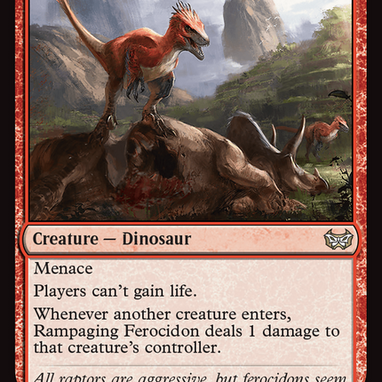 Rampaging Ferocidon [Duskmourn: House of Horror Commander]