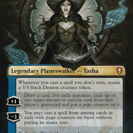 Tasha, the Witch Queen (Borderless) [Commander Legends: Battle for Baldur's Gate]