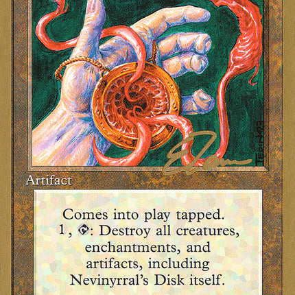 Nevinyrral's Disk (Eric Tam) (SB) [Pro Tour Collector Set]