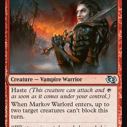 Markov Warlord [Foundations Jumpstart]