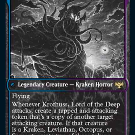 Runo Stromkirk // Krothuss, Lord of the Deep (Showcase Eternal Night) [Innistrad: Crimson Vow]