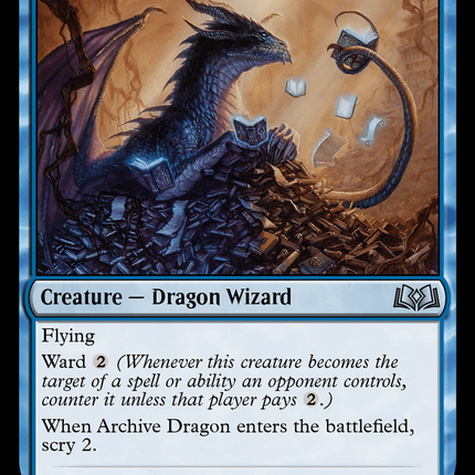 Archive Dragon [Wilds of Eldraine]