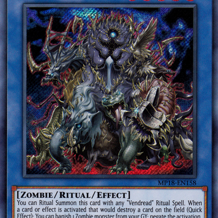 Vendread Chimera [MP18-EN158] Secret Rare