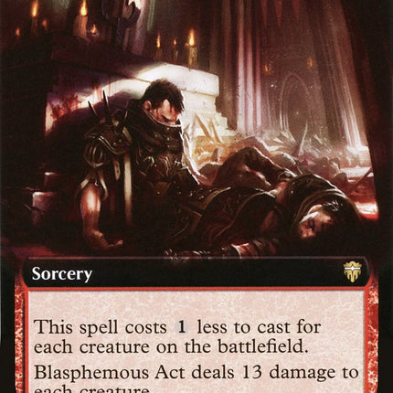 Blasphemous Act (Extended Art) [Commander Legends]