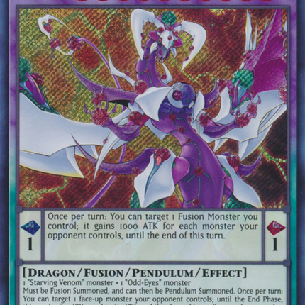 Odd-Eyes Venom Dragon [BLLR-EN006] Secret Rare