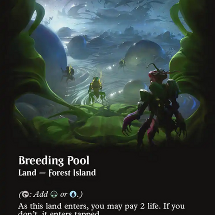 Breeding Pool (Borderless) (Galaxy Foil) [Edge of Eternities]