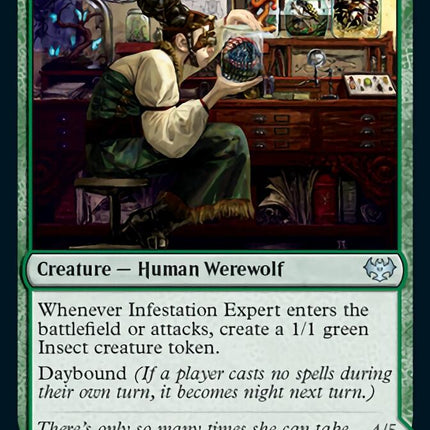 Infestation Expert // Infested Werewolf [Innistrad: Crimson Vow]
