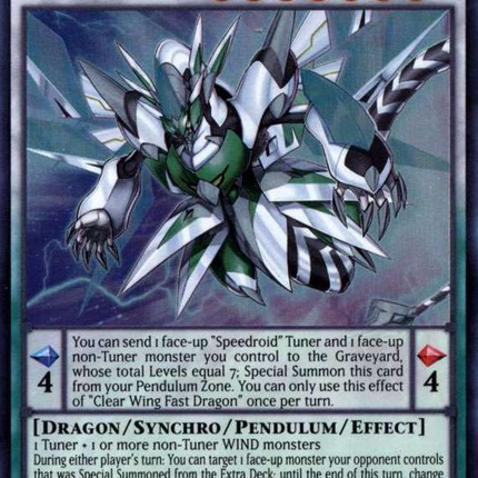Clear Wing Fast Dragon [YA02-EN001] Ultra Rare