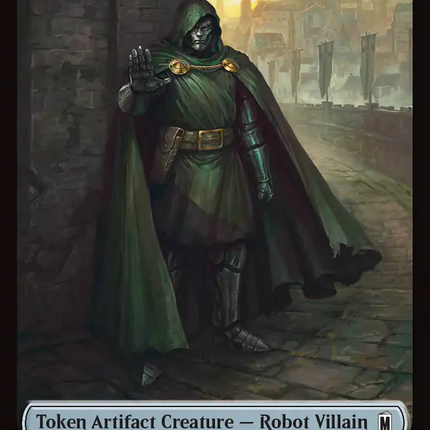 Merfolk // Doombot Double-Sided Token [Marvel Super Heroes Tokens]