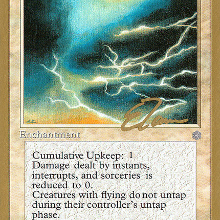 Energy Storm (Eric Tam) (SB) [Pro Tour Collector Set]