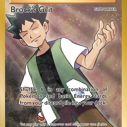 Brock's Grit (107/108) [XY: Evolutions]