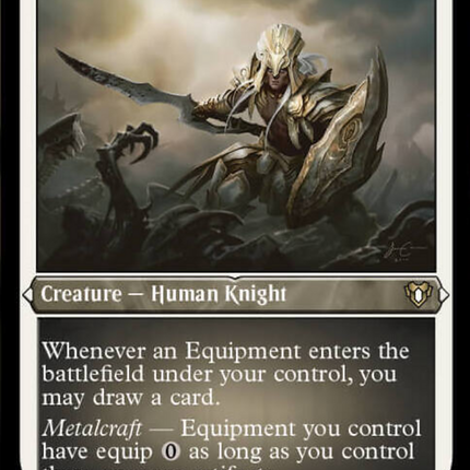 Puresteel Paladin (Foil Etched) [Commander Masters]