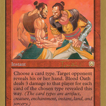 Blood Oath (Jan Tomcani) (SB) [World Championship Decks 2001]