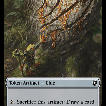 Eldrazi // Clue Double-Sided Token [Bloomburrow Commander Tokens]