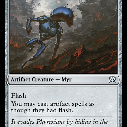 Shimmer Myr [March of the Machine Commander]