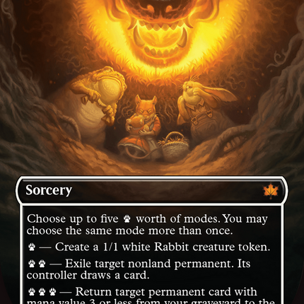Season of the Burrow (Borderless) [Bloomburrow]