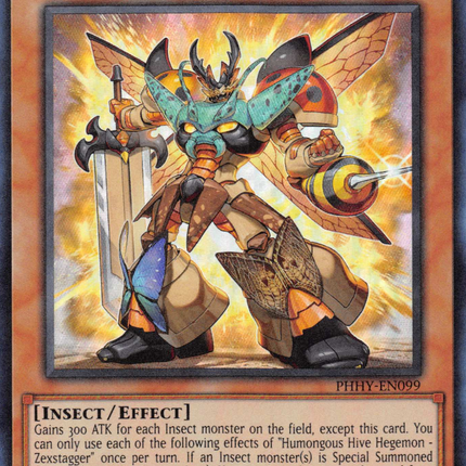 Humongous Hive Hegemon - Zexstagger [PHHY-EN099] Super Rare