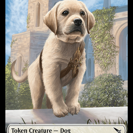 Dog Token [Murders at Karlov Manor Tokens]