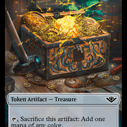 Dragon Elemental // Treasure Double-Sided Token [Outlaws of Thunder Junction Commander Tokens]