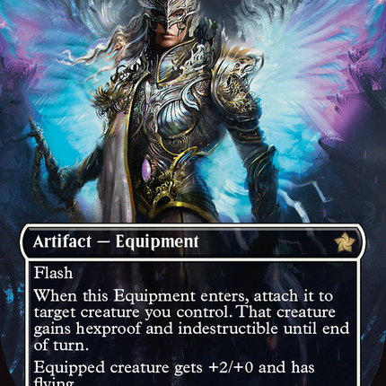 Celestial Armor (Borderless) (Mana Foil) [Foundations]