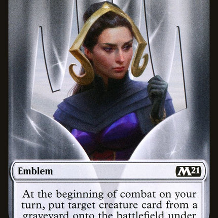 Liliana, Waker of the Dead Emblem [Core Set 2021 Tokens]