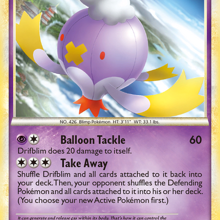 Drifblim (12/90) [HeartGold & SoulSilver: Undaunted]