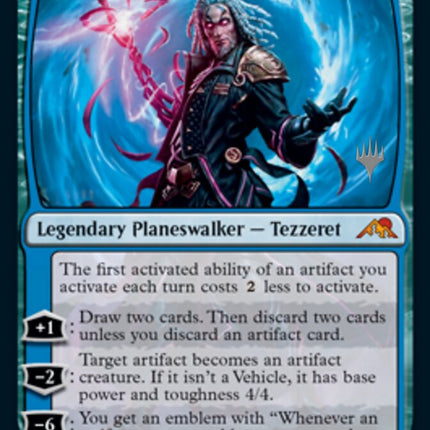 Tezzeret, Betrayer of Flesh (Promo Pack) [Kamigawa: Neon Dynasty Promos]
