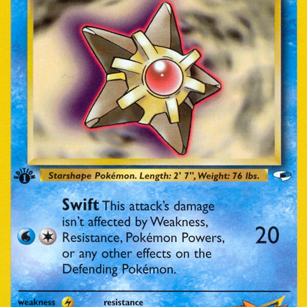 Misty's Staryu (90/132) [Gym Heroes 1st Edition]