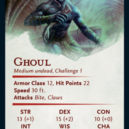 Ghoul Art Card (Gold-Stamped Signature) [Dungeons & Dragons: Adventures in the Forgotten Realms Art Series]