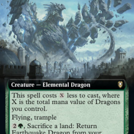 Earthquake Dragon (Extended Art) [Commander Legends: Battle for Baldur's Gate]
