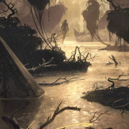 Murkwater Pathway Art Card (Gold-Stamped Signature) [Zendikar Rising Art Series]